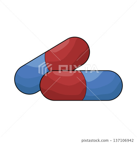 Illustration of Capsule Illustration of Capsule 137106942