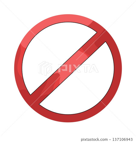 Illustration of Prohibited  137106943