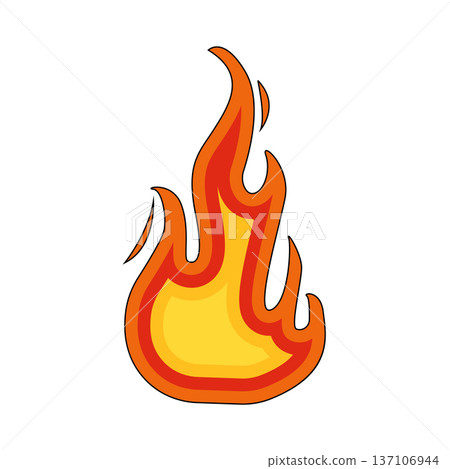 Illustration of Fire Illustration of Fire 137106944