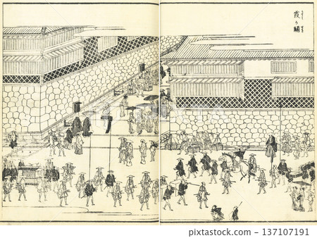 江戶名勝圖鑑：霞關 137107191