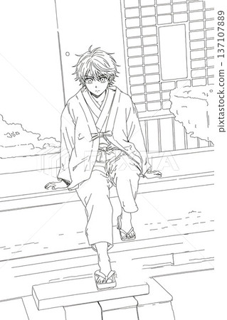 【日本版畫】原畫/描摹練習作品 318 137107889