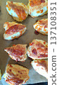 Freshly baked cheese scones 137108351
