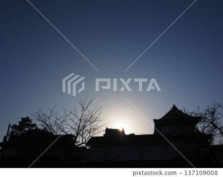 清晨的岸和田城 清晨的岸和田城 137109008