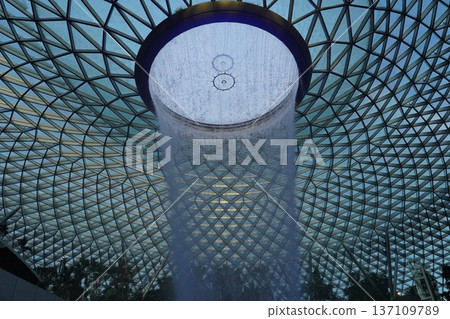 Jewel Changi Airport Waterfall Impressive Architecture Jewel Changi Airport Waterfall Impressive Architecture 137109789