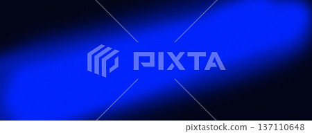 Minimal Blue Luminous Strip Wallpaper on Black 137110648