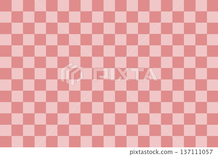 粉紅色格仔背景 137111057