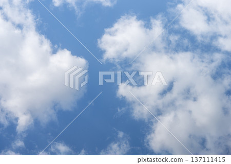 Spring sky blue sky sunny spring February image 137111415