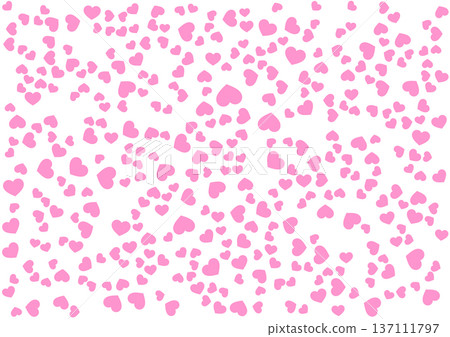 心形圖案背景粉紅色純色心 137111797