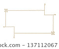 Abstract  Art Nouveau ornamental title frame 137112067
