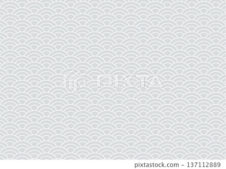 Simple Japanese-style wave pattern background material Simple Japanese-style wave pattern background material 137112889