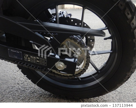 Close-up of the bike 137113944