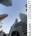 名古屋站前的天空與建築物 137114277