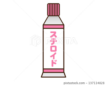 Steroid illustration material 137114828