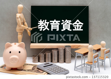 Image of a blackboard and education funding Image of a blackboard and education funding 137115320