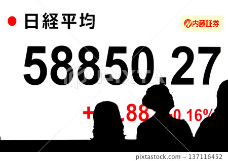Tokyo Cityscape in Japan: Stock price/closing price reaches new record high of 58,850 yen 27 sen. Renewed record high for three consecutive days = February 27th Tokyo Cityscape in Japan: Stock price/closing price reaches new record high of 58,850 yen 27 sen. Renewed record high for three consecutive days = February 27th 137116452