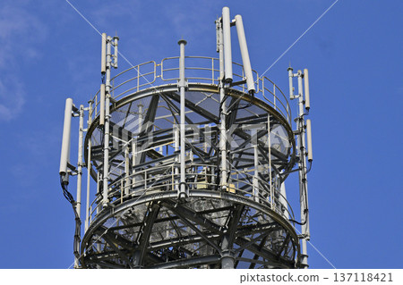 Communication image (radio tower: base station) Communication image (radio tower: base station) 137118421