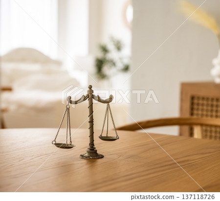 Scales on a desk 137118726