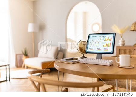 Analyze data in a well-lit room. Analyze data in a well-lit room. 137118749