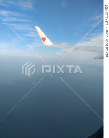 Landscape seen from an airplane Landscape seen from an airplane 137119404