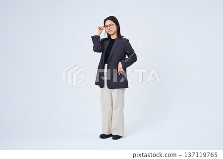 young business woman wearing glasses young business woman wearing glasses 137119765