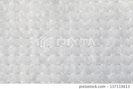 White soft textile fabric quilting stitching pattern closeup White soft textile fabric quilting stitching pattern closeup 137119813