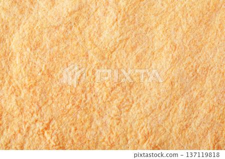 Yellow orange abstract rough textured fabric surface background 137119818