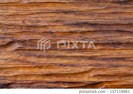 Textured wood plank surface showing natural aged pattern 137119861