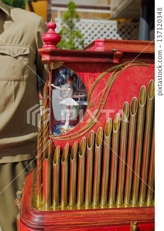 Doll on a music box Doll on a music box 137120348