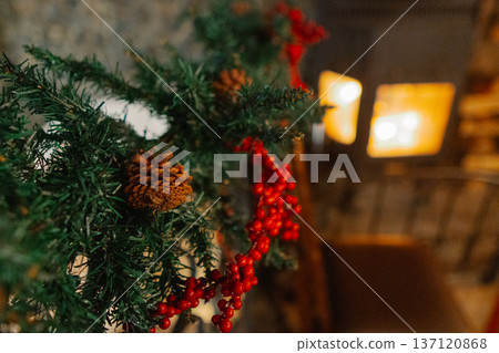 New Year's decorations for the premises New Year's decorations for the premises 137120868