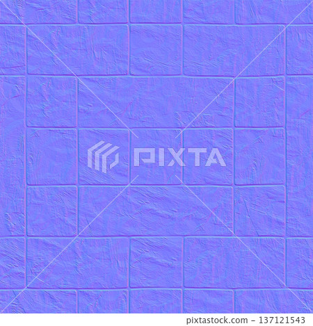 Rough Rectangular Block Tile Normal Map Rough Rectangular Block Tile Normal Map 137121543