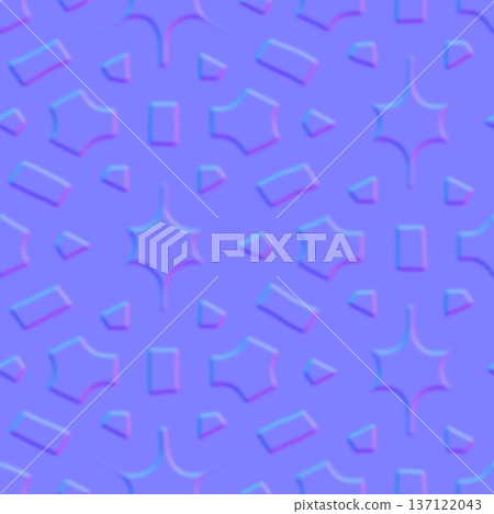 Geometric Star Ornament Normal Map Geometric Star Ornament Normal Map 137122043