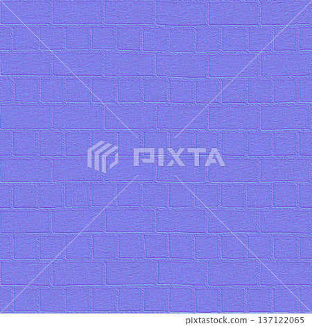 Seamless Rectangular Brick Wall Normal Map Seamless Rectangular Brick Wall Normal Map 137122065