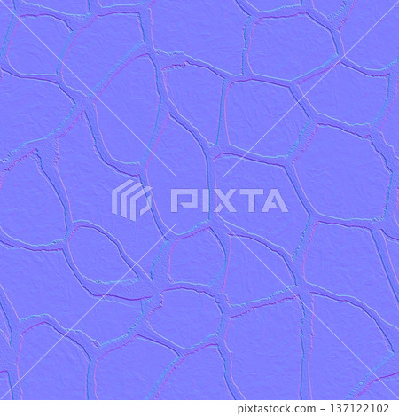 Rough Flagstone Paving Surface Normal Map Rough Flagstone Paving Surface Normal Map 137122102