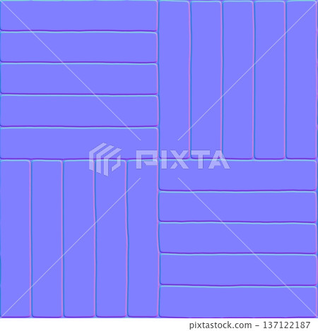 Minimalist Parquet Wood Plank Normal Map 137122187