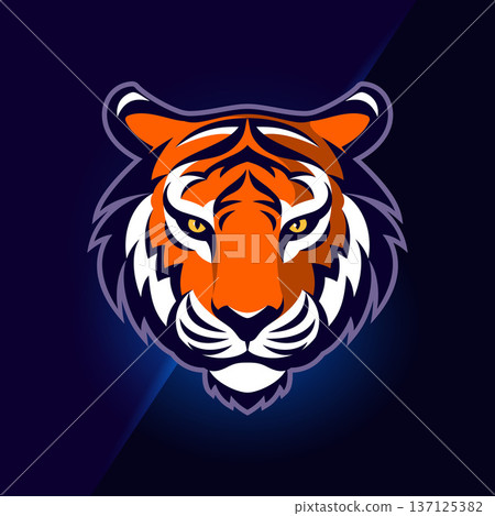 Tiger Mascot Logo 137125382