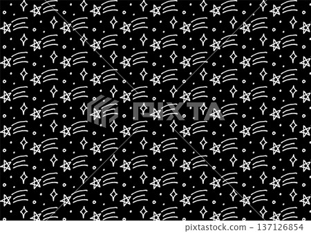 黑白手繪流星插畫圖案背景素材 黑白手繪流星插畫圖案背景素材 137126854