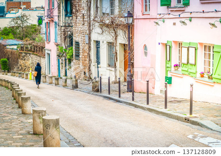cityscape Mont Matre , Paris, France 137128809