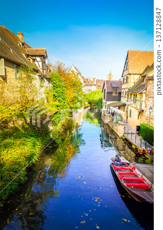 Colmar, beautiful town of Alsace, France 137128847