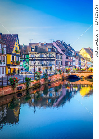 Colmar, beautiful town of Alsace, France 137128855