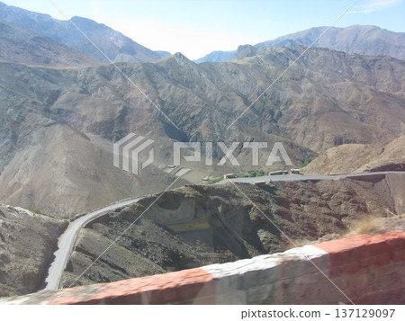 Crossing the Atlas Mountains in Morocco Crossing the Atlas Mountains in Morocco 137129097