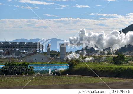 山川地熱發電廠，鹿兒島縣指宿市 137129656