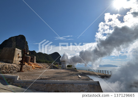 Renovation work on the former Yamakawa Salt Factory site, Ibusuki City, Kagoshima Prefecture 137129665