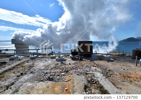 Renovation work on the former Yamakawa Salt Factory site, Ibusuki City, Kagoshima Prefecture 137129700