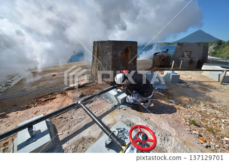 Renovation work on the former Yamakawa Salt Factory site, Ibusuki City, Kagoshima Prefecture 137129701