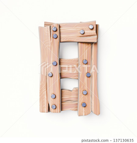 Wooden planks Font Number 8 EIGHT 3D Wooden planks Font Number 8 EIGHT 3D 137130635