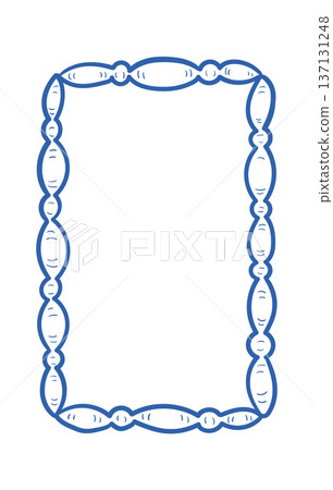 Wavy Ribbon Handdrawn Frame Wavy Ribbon Handdrawn Frame 137131248