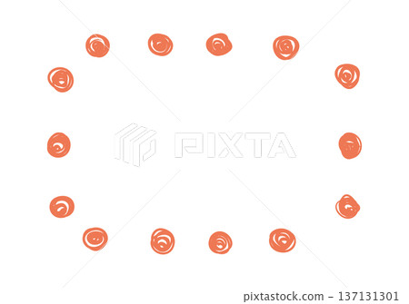 Dot Frame Handdrawn Border 137131301