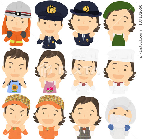 各行各業人物插圖 137132050