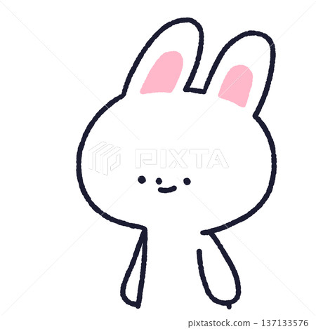 Rabbit looking sideways Rabbit looking sideways 137133576
