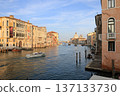 Venice's Grand Canal in the evening light 137133730